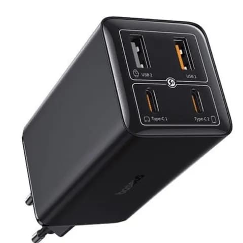 آداپتور دیواری فست شارژ بیسوس Baseus GaN6 Pro Fast Charger 2C+2U 100W EU P10162705112-00 توان 100 وات (ارسال فوری تهران) — تصویر ۷