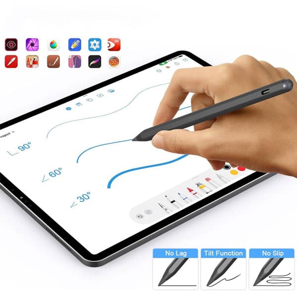 قلم لمسی پاورولوژی Powerology Pencil Pro PSMAPNWH مناسب آیپد — تصویر ۵