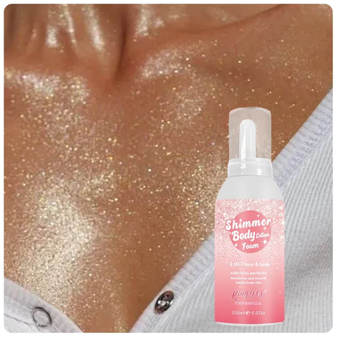 خامه شاین بدن – Shimmer Body Lotion Foam — تصویر ۴