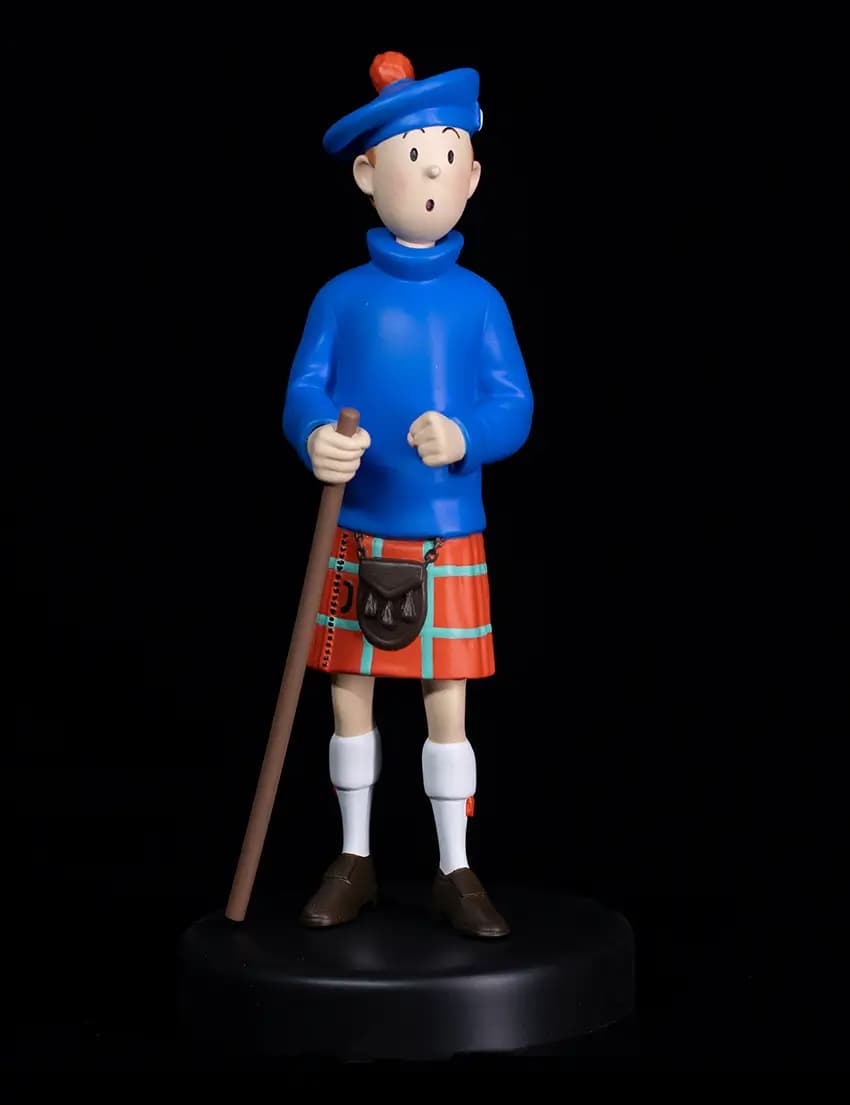فیگور تن تن اسکاتلندی در جزیره سیاه Tintin in a Kilt