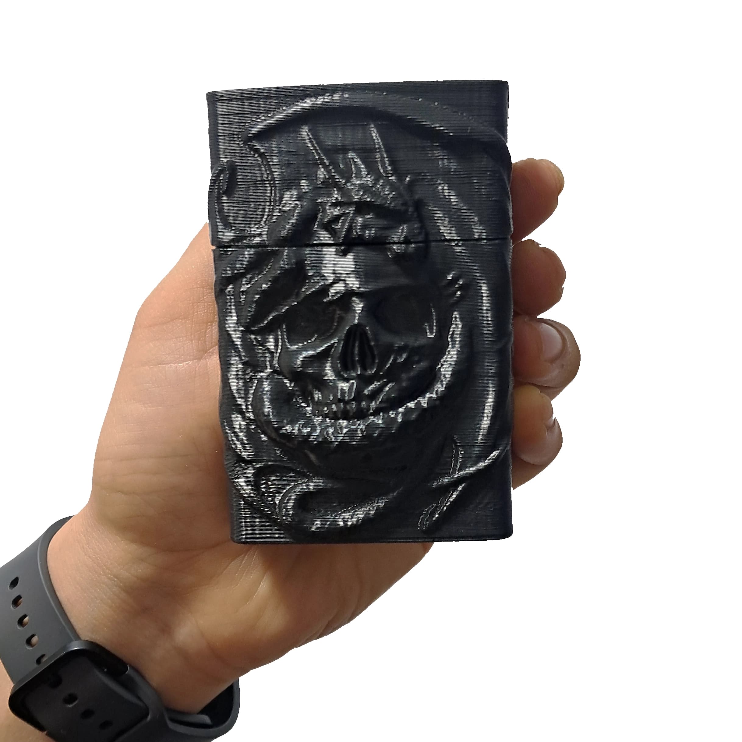 جعبه سیگار طرح اسکلت و اژدها — تصویر ۱۰