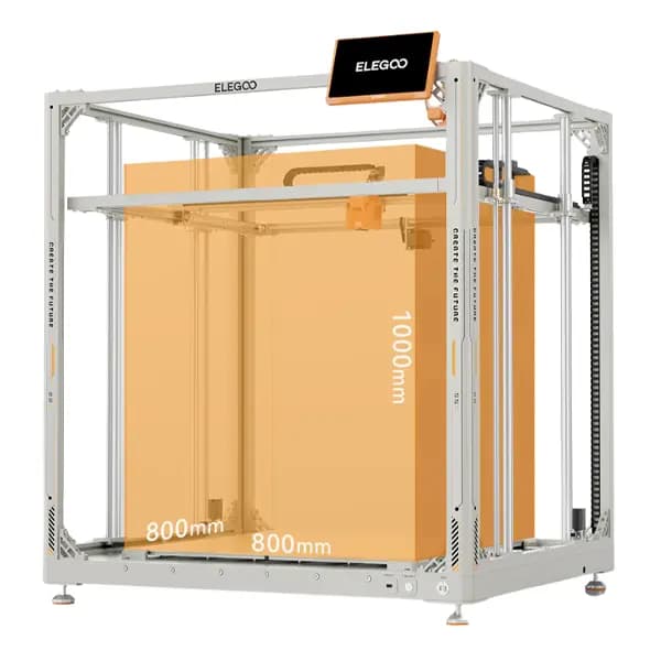 پرینتر سه بعدی الگو مدل OrangeStorm Giga — تصویر ۵