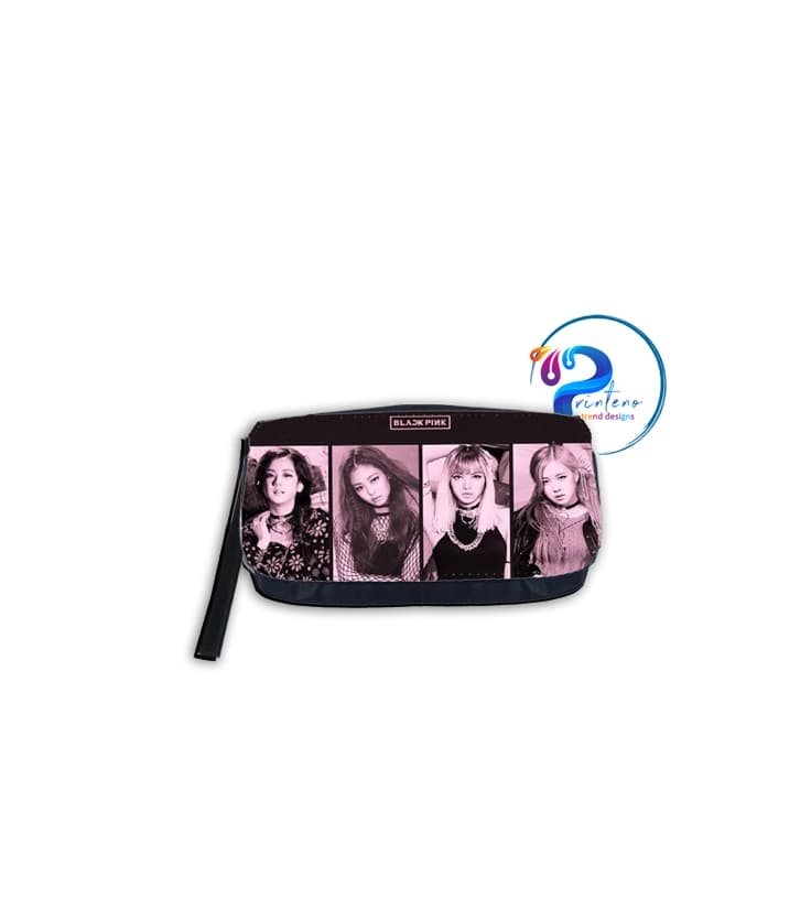 جامدادی بلک پینک | BLACKPINK Pencil Case | طرح چهار عضو با رنگ صورتی | Printeno.ir — تصویر ۲