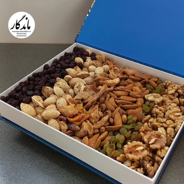 آجیل میکس خشکبار ماندگار (آجیل و میوه خشک) — تصویر ۹