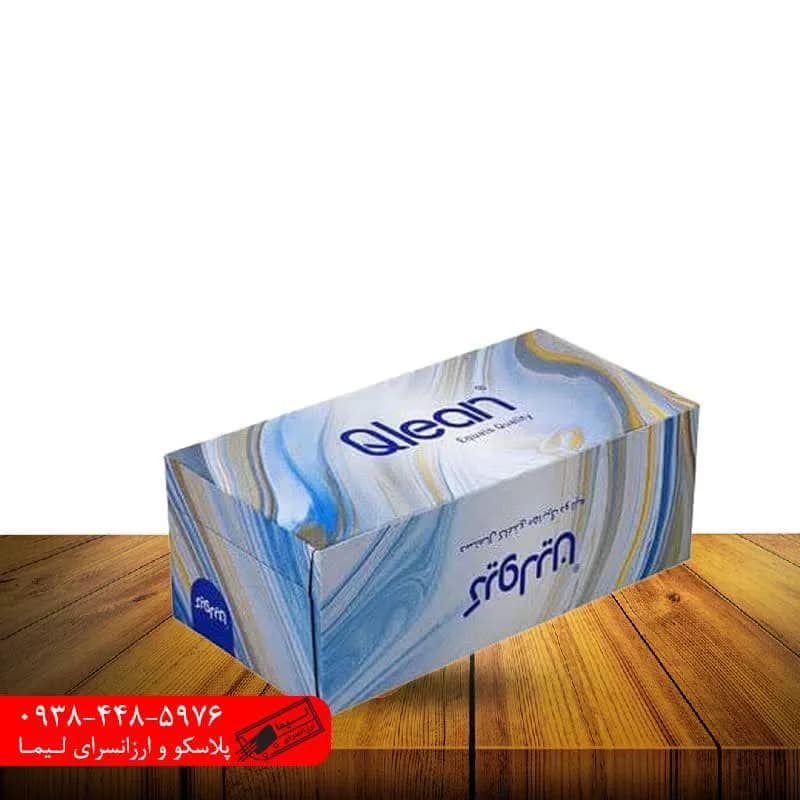 دستمال کاغذی جعبه ای 150 برگ دولایه 300 برگ کیولین