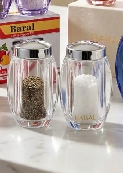 نمک پاش اشکی کریستال بارال