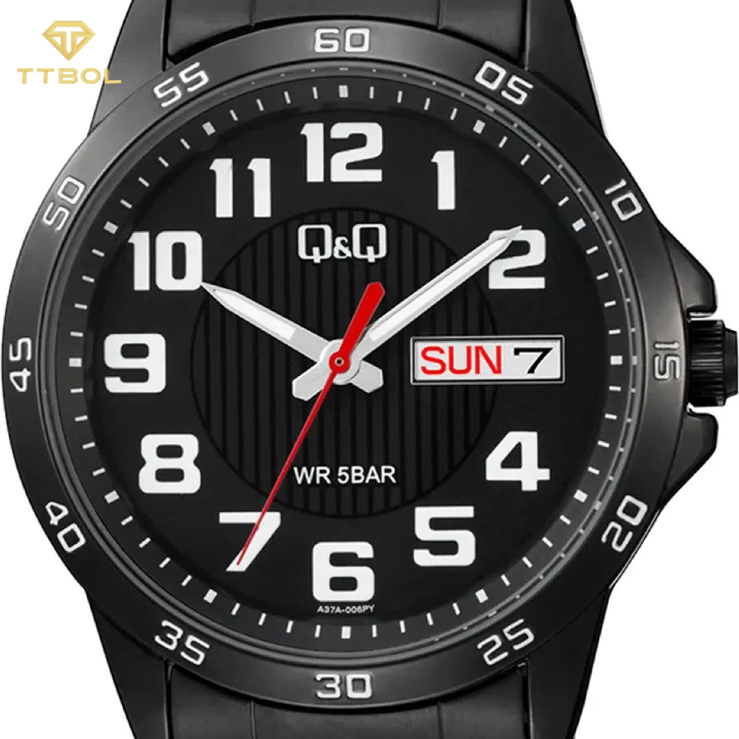 ساعت مچی اورجینال مردانه کیو اند کیو Q&Q مدل A37A-006PY — تصویر ۸