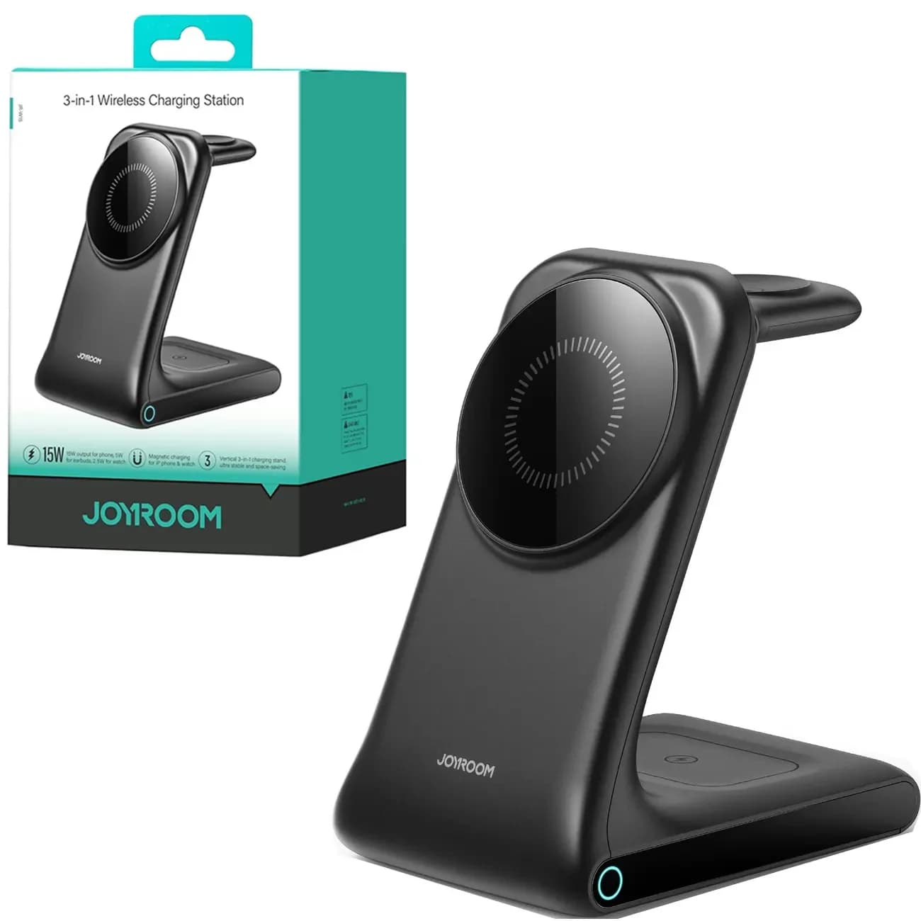 شارژر وایرلس مگنتی رومیزی مدل JOYROOM JR-W15 — تصویر ۱۰