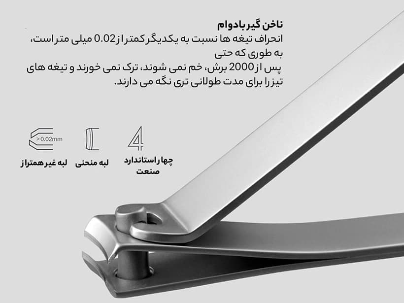 ست ناخن گیر و مانیکور میجیا شیائومی مدل MJZJD002QW — تصویر ۳