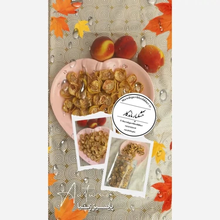 برگه هلو سفید (هلو پاییزی) طبیعی تازه با خواص درمانی — تصویر ۳