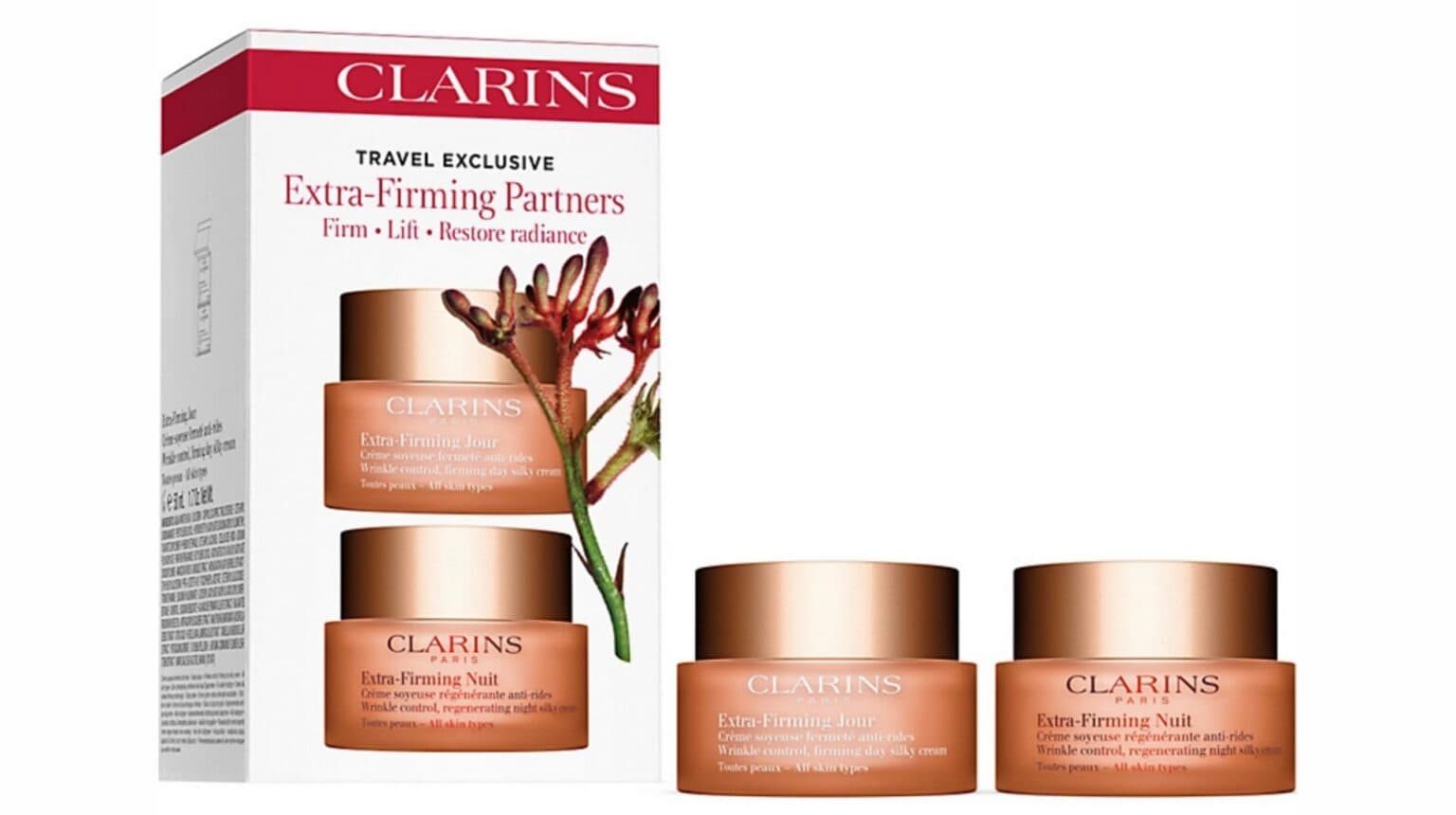 پک کرم روز و شب مدل اکسترا فرمینگ کلارنس CLARINS — تصویر ۹
