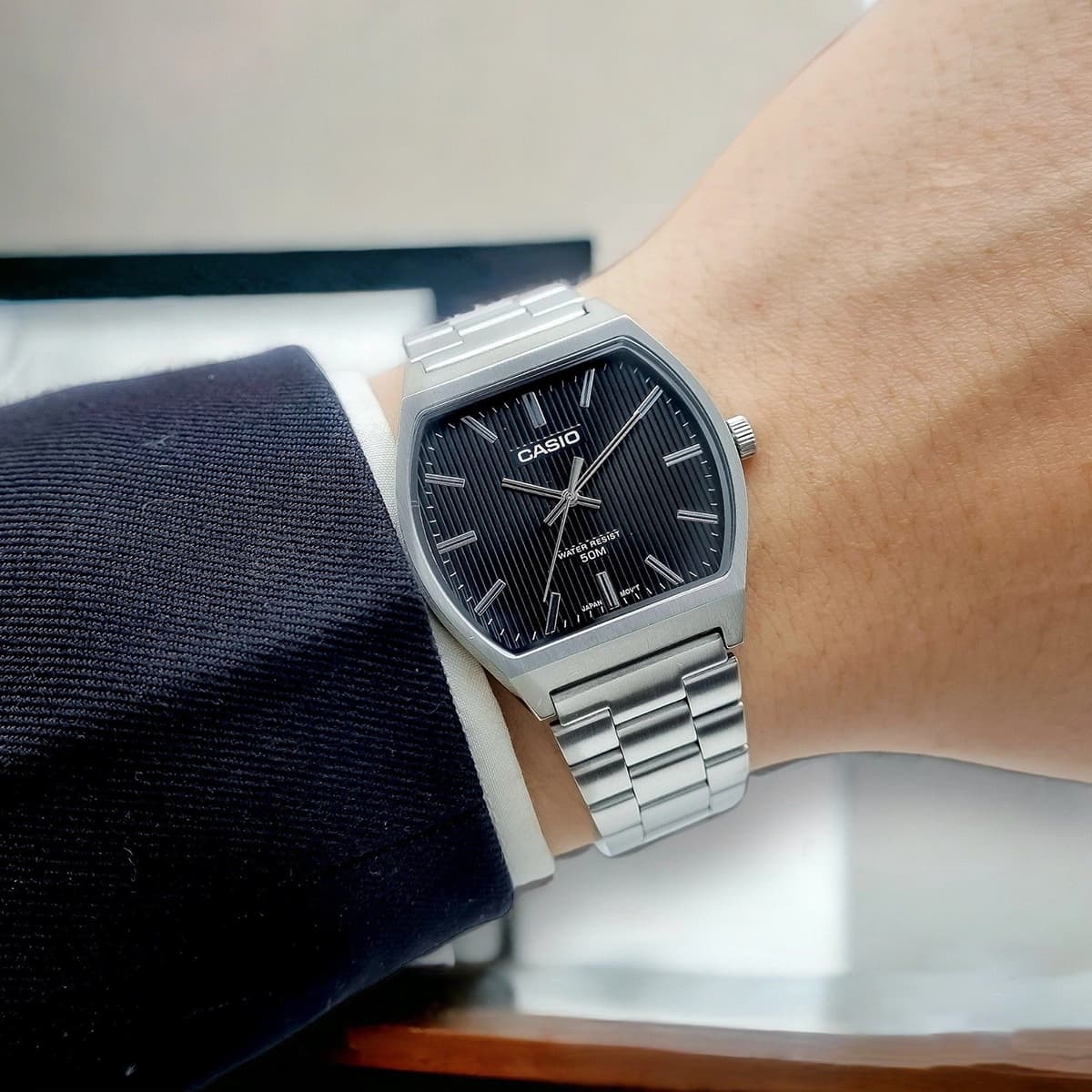 ساعت مچی اورجینال مردانه کاسیو Casio مدل MTP-B140D-1A — تصویر ۹
