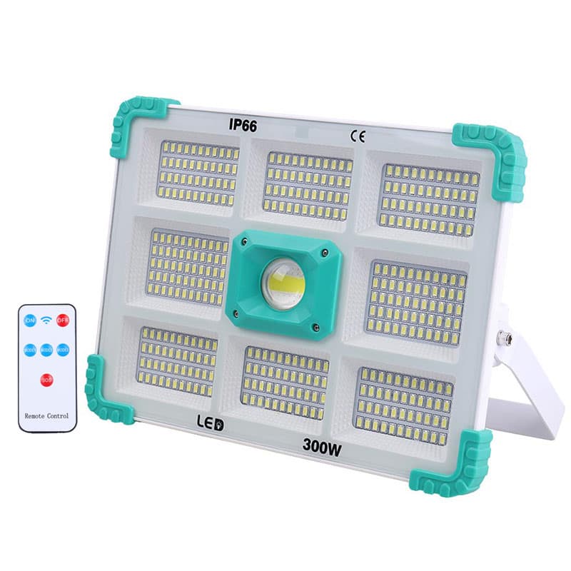 بهترین پروژکتور سیار شارژی خورشیدی ZB-F374 + ریموت کنترل — تصویر ۵