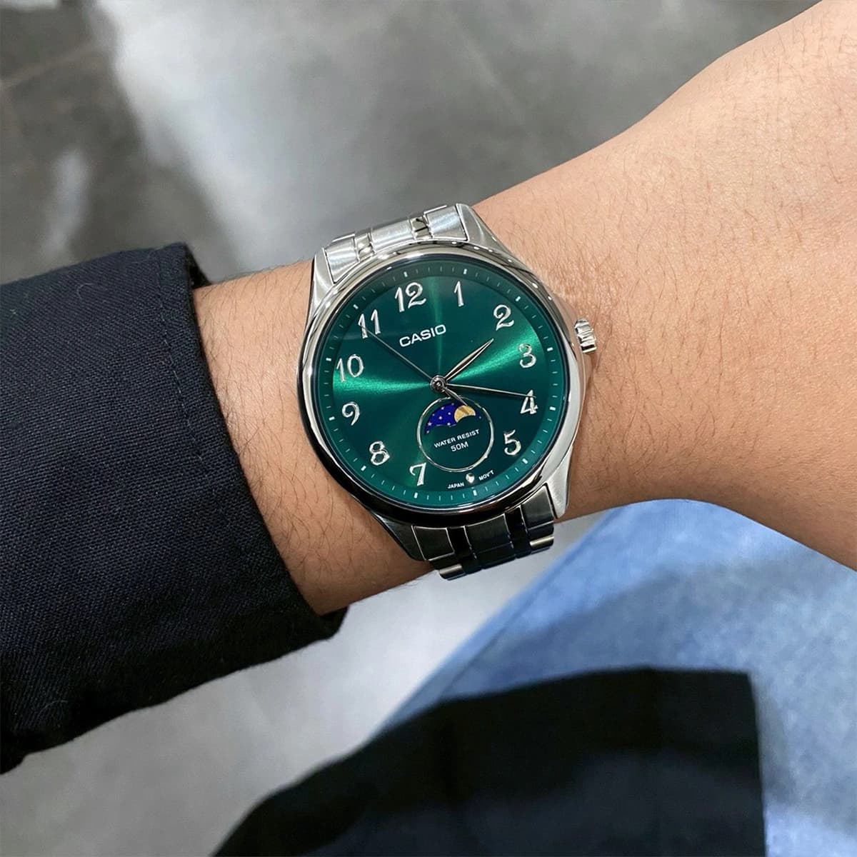 ساعت مچی اورجینال مردانه کاسیو Casio مدل MTP-M110D-3AV — تصویر ۱۰