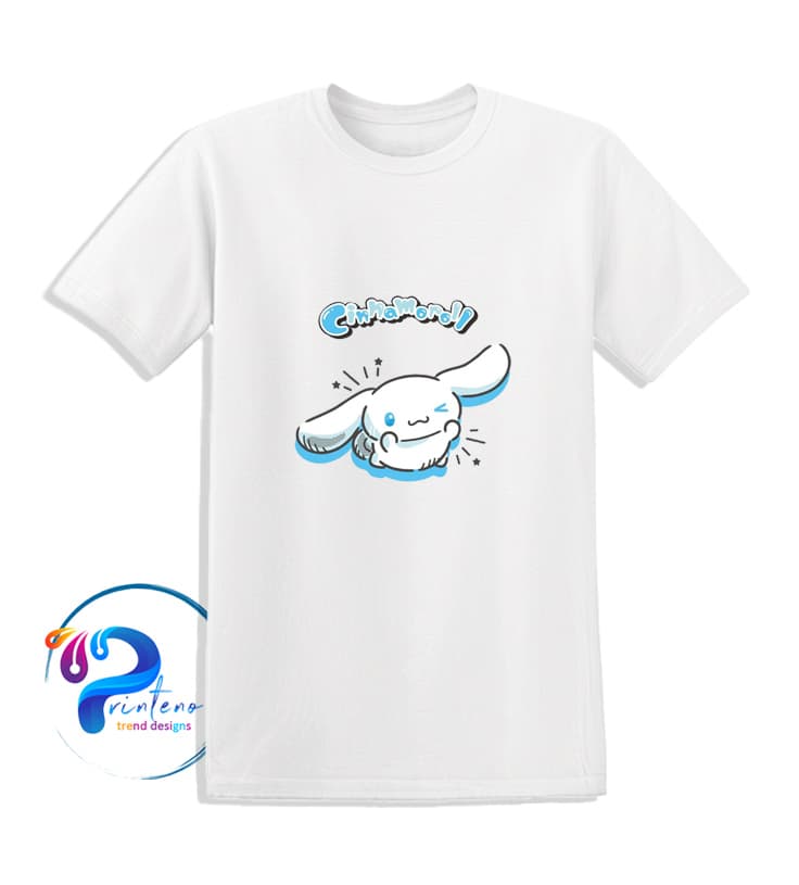 تیشرت سینامورول – طرح شخصیت Cinnamoroll از دنیای Hello Kitty