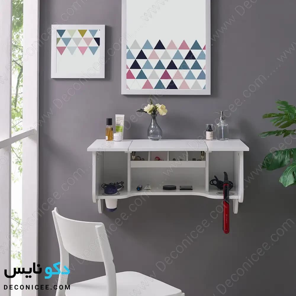میز آرایش دیواری مدل MA137 دکونایس — تصویر ۶