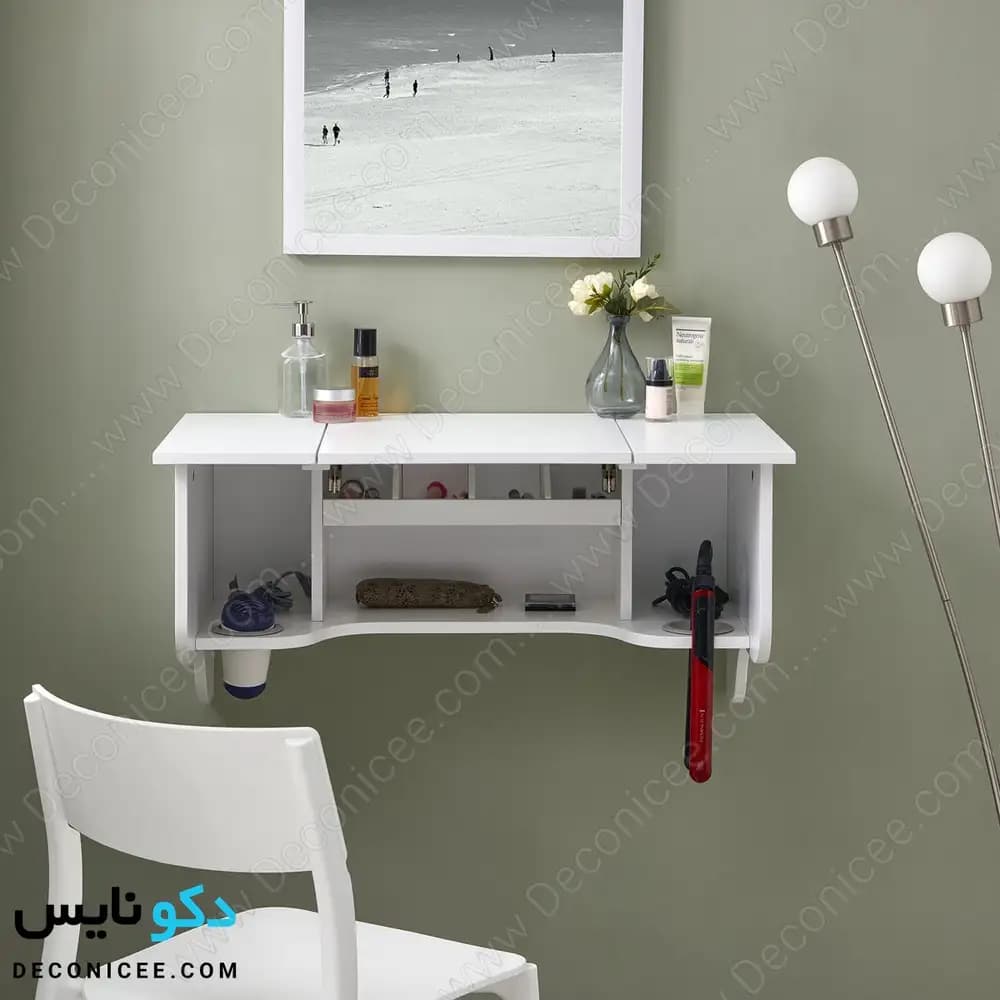 میز آرایش دیواری مدل MA137 دکونایس — تصویر ۲