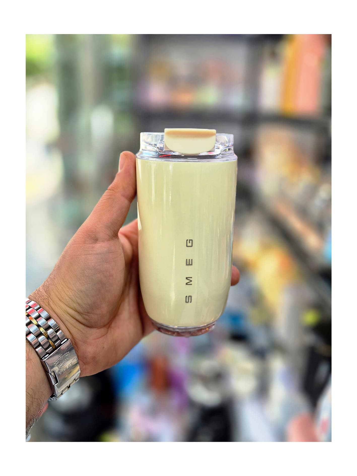 تراول ماگ طرح اسمگ SMEG گرید B — تصویر ۳