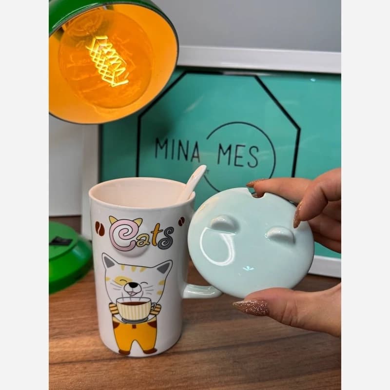 ماگ سرامیکی طرح گربه — تصویر ۱۱