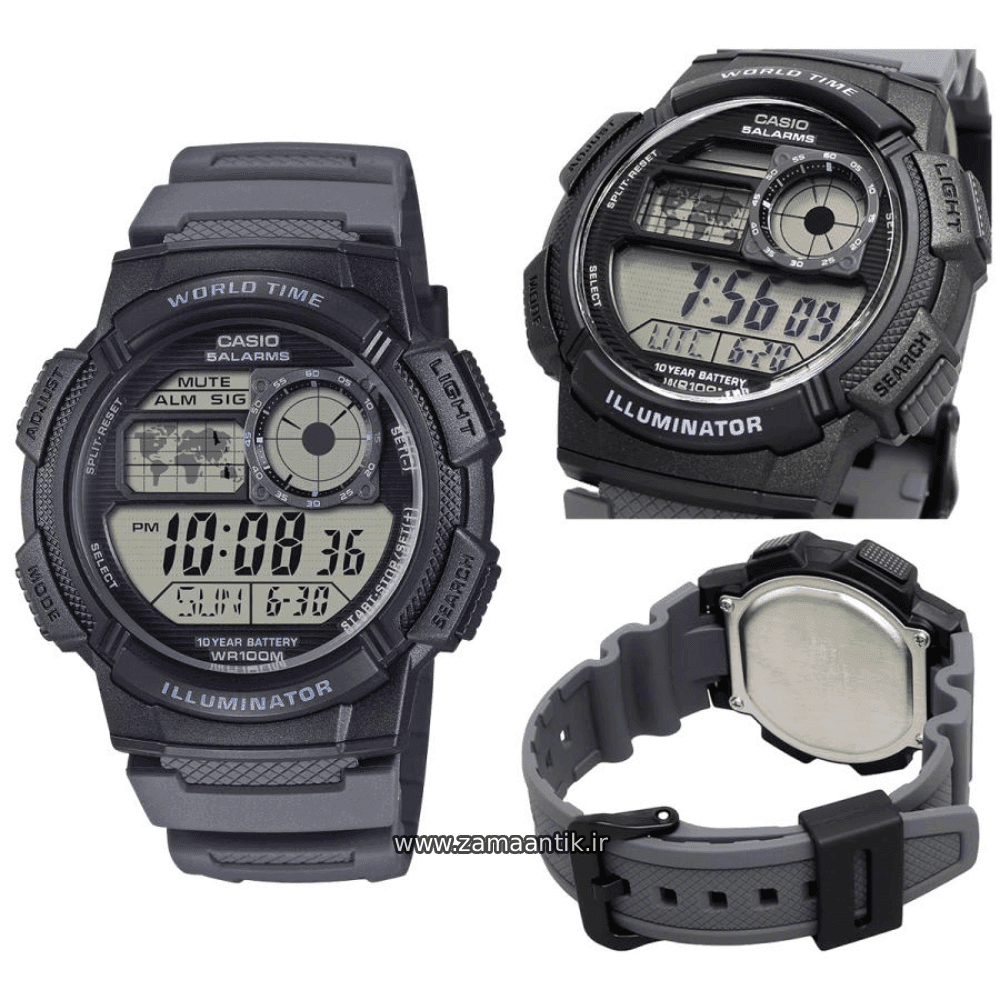 ساعت مچی اورجینال مردانه کاسیو Casio مدل AE-1000W-8AV — تصویر ۷
