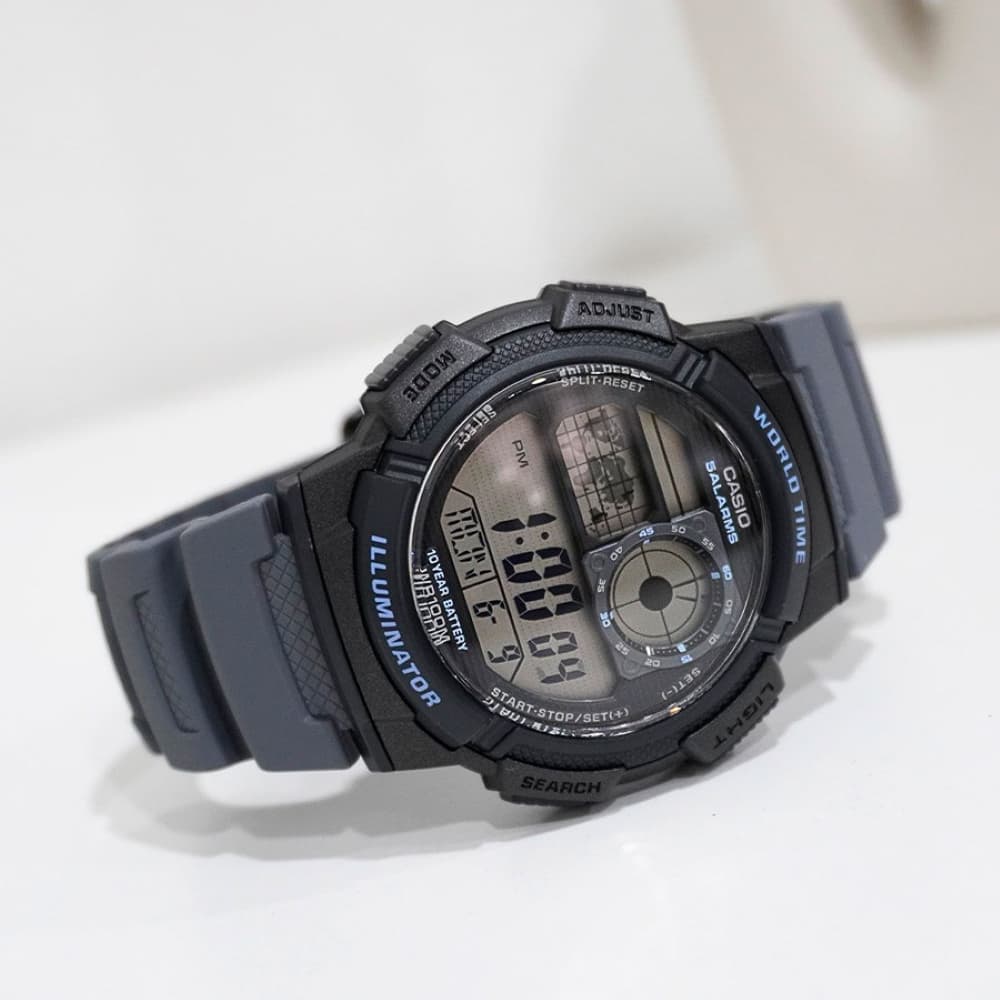 ساعت مچی اورجینال مردانه کاسیو Casio مدل AE-1000W-8AV — تصویر ۱۰