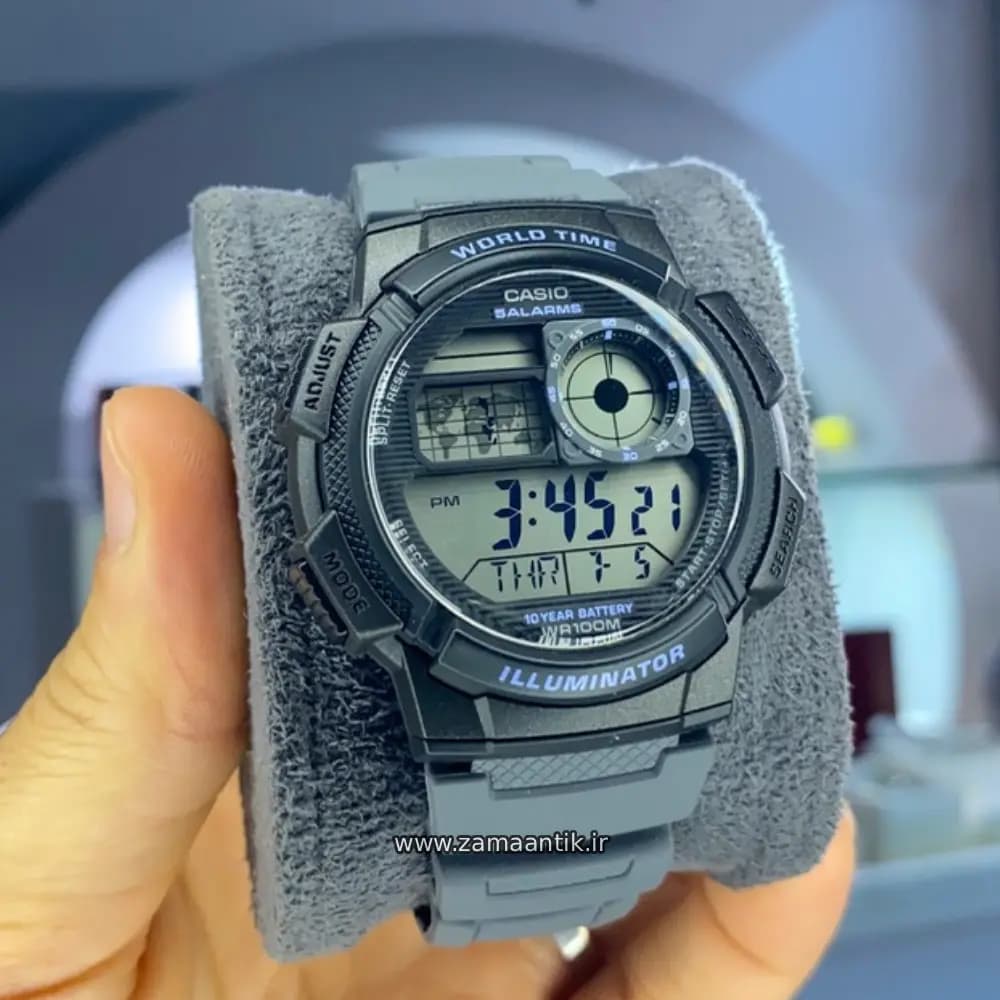 ساعت مچی اورجینال مردانه کاسیو Casio مدل AE-1000W-8AV — تصویر ۵