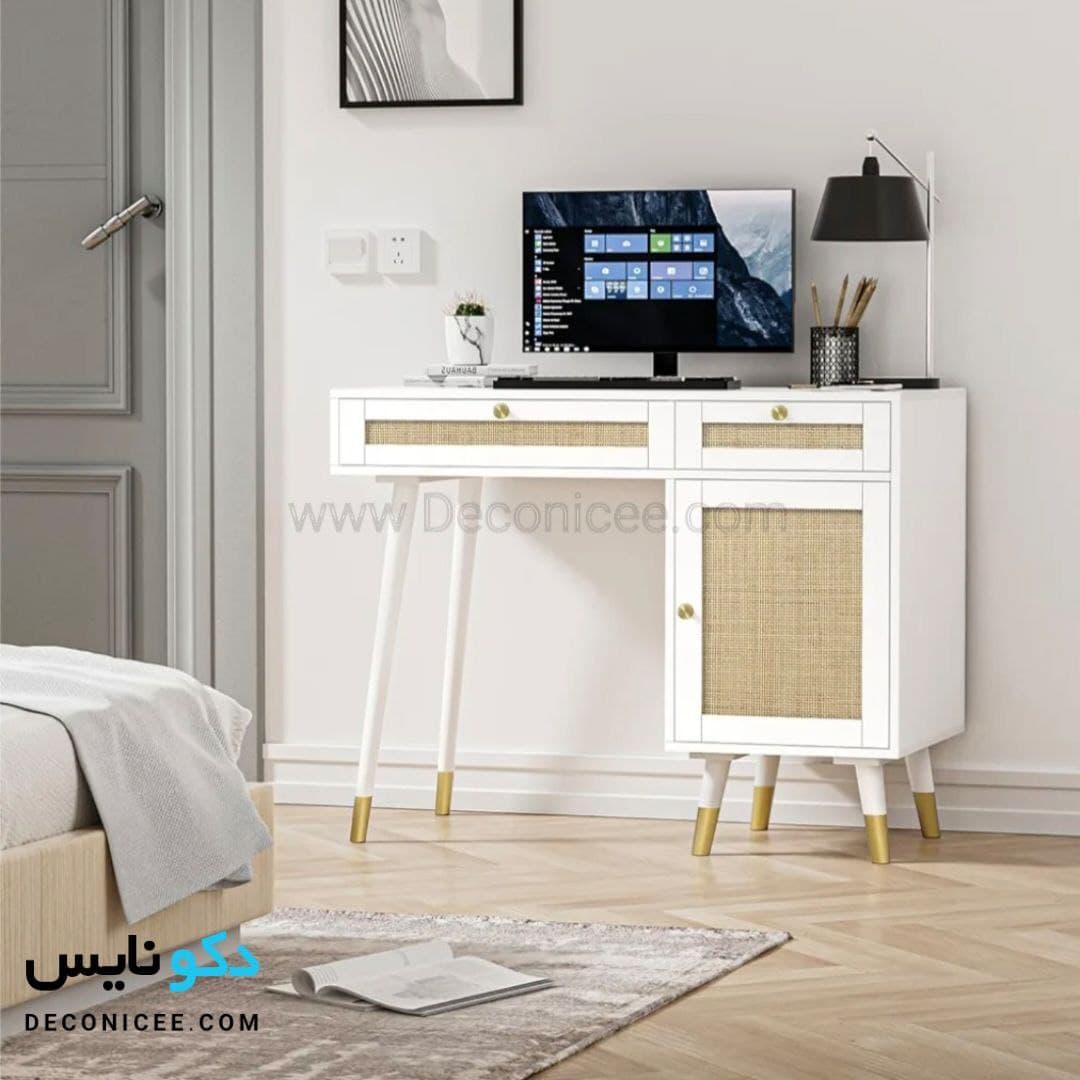 میز تحریر حصیری مدل MT115 دکونایس — تصویر ۷