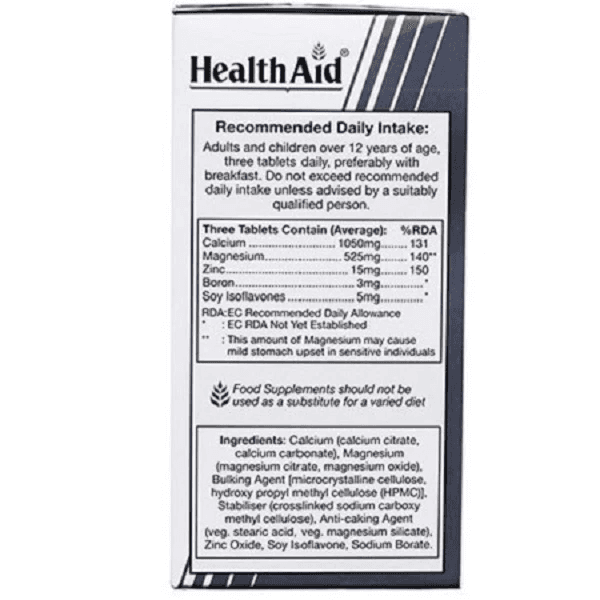 قرص کلمگزینک HealthAid بسته 60 عددی — تصویر ۳