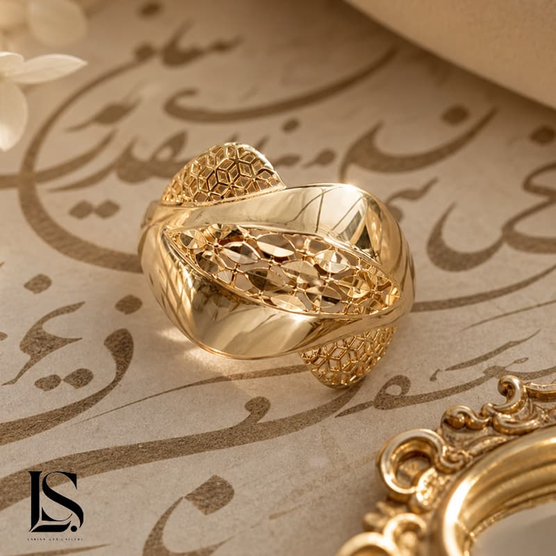 انگشتر نقره زنانه فیوژن لاریسا AZ30 — تصویر ۲