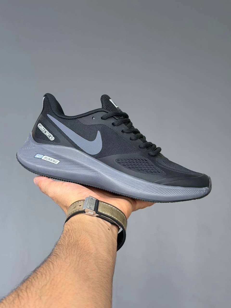 کتونی نایک ایر زوم گاید 10 مشکی طوسی Nike Air Zoom Guide 10 Black Grey
