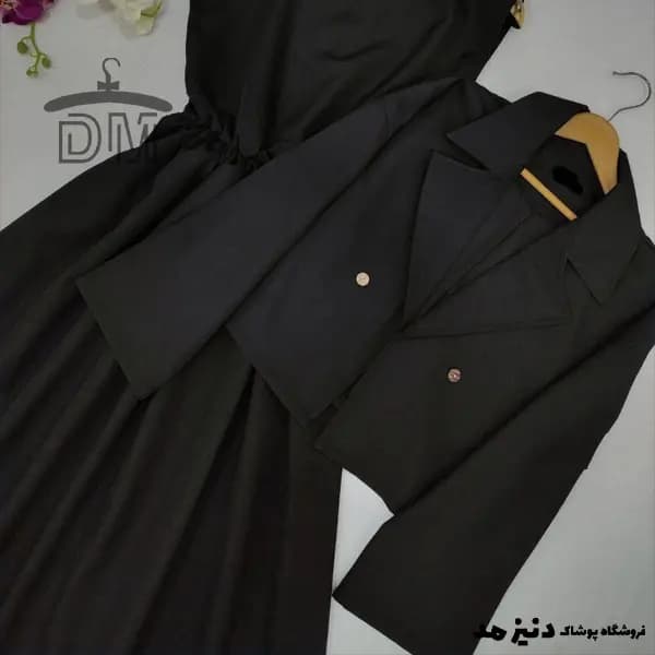 ست کت و سارافون زنانه مدل ساحل (جنس لینن خنک) — تصویر ۵