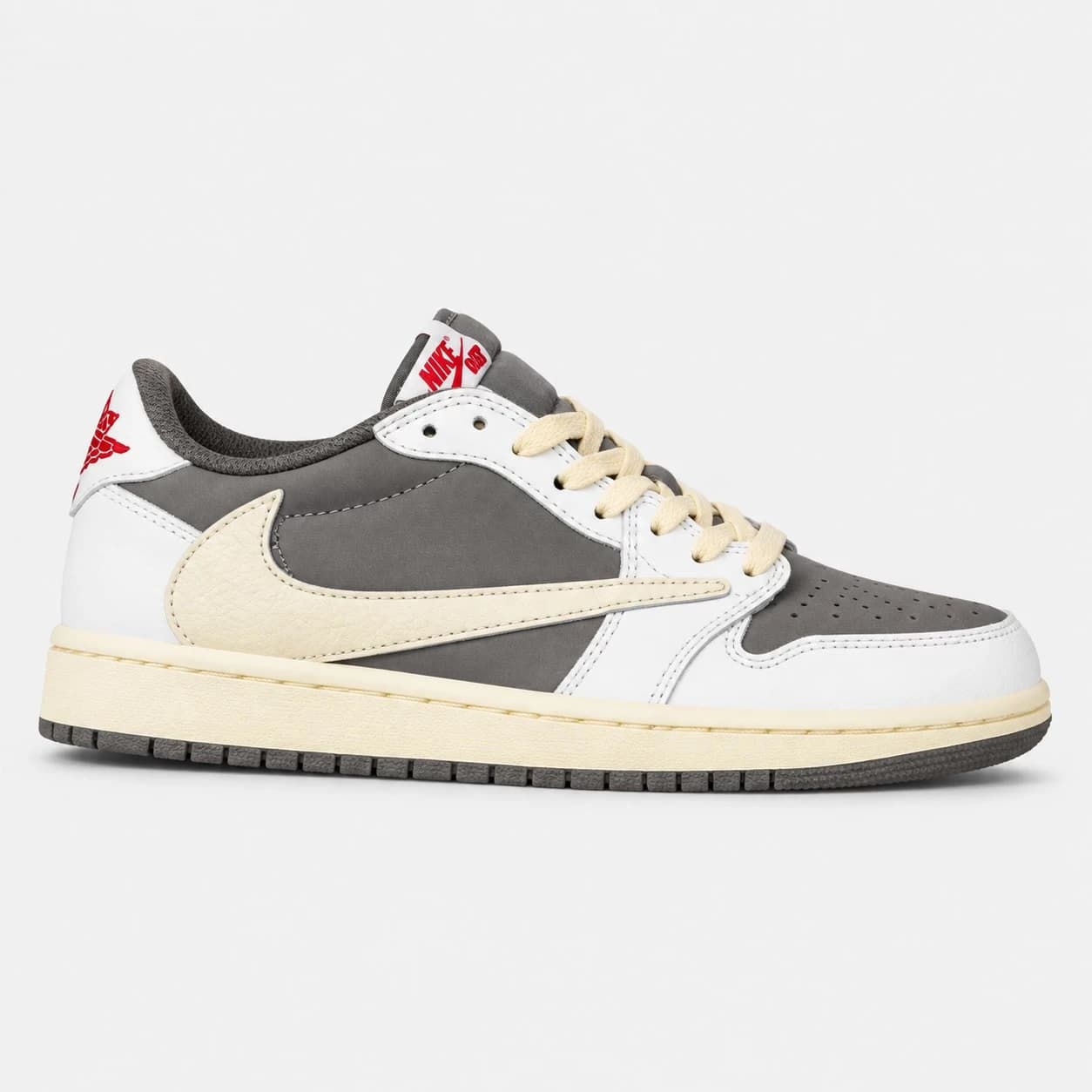 کتونی نایک ایر جردن وان لو ترویس اسکات ریورس موکا Nike Air Jordan 1 Low Travis Scott Reverse Mocha — تصویر ۱۱