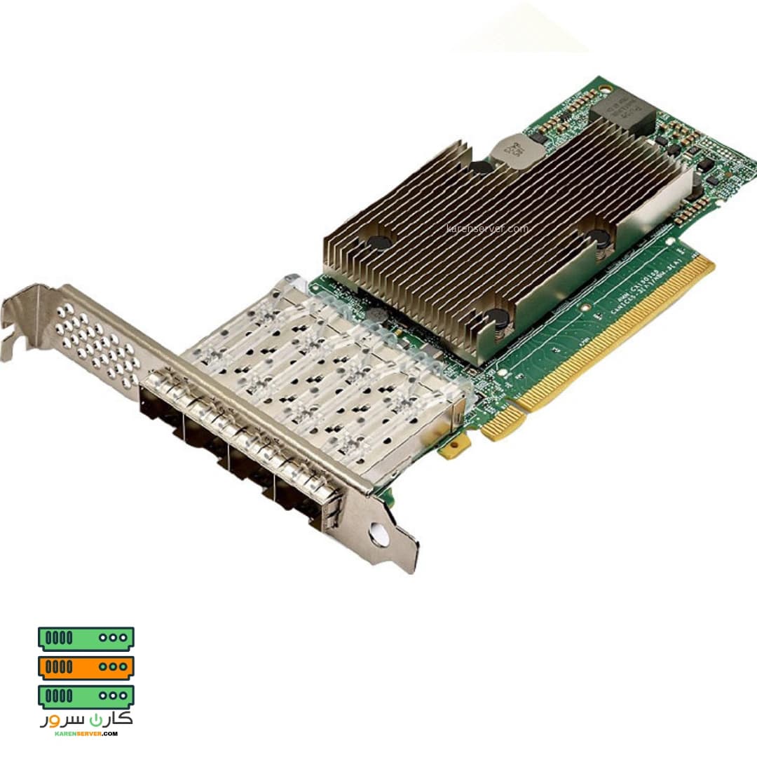 کارت شبکه سرور HP Broadcom BCM57504 Ethernet 10/25Gb 4-port SFP28 — تصویر ۳