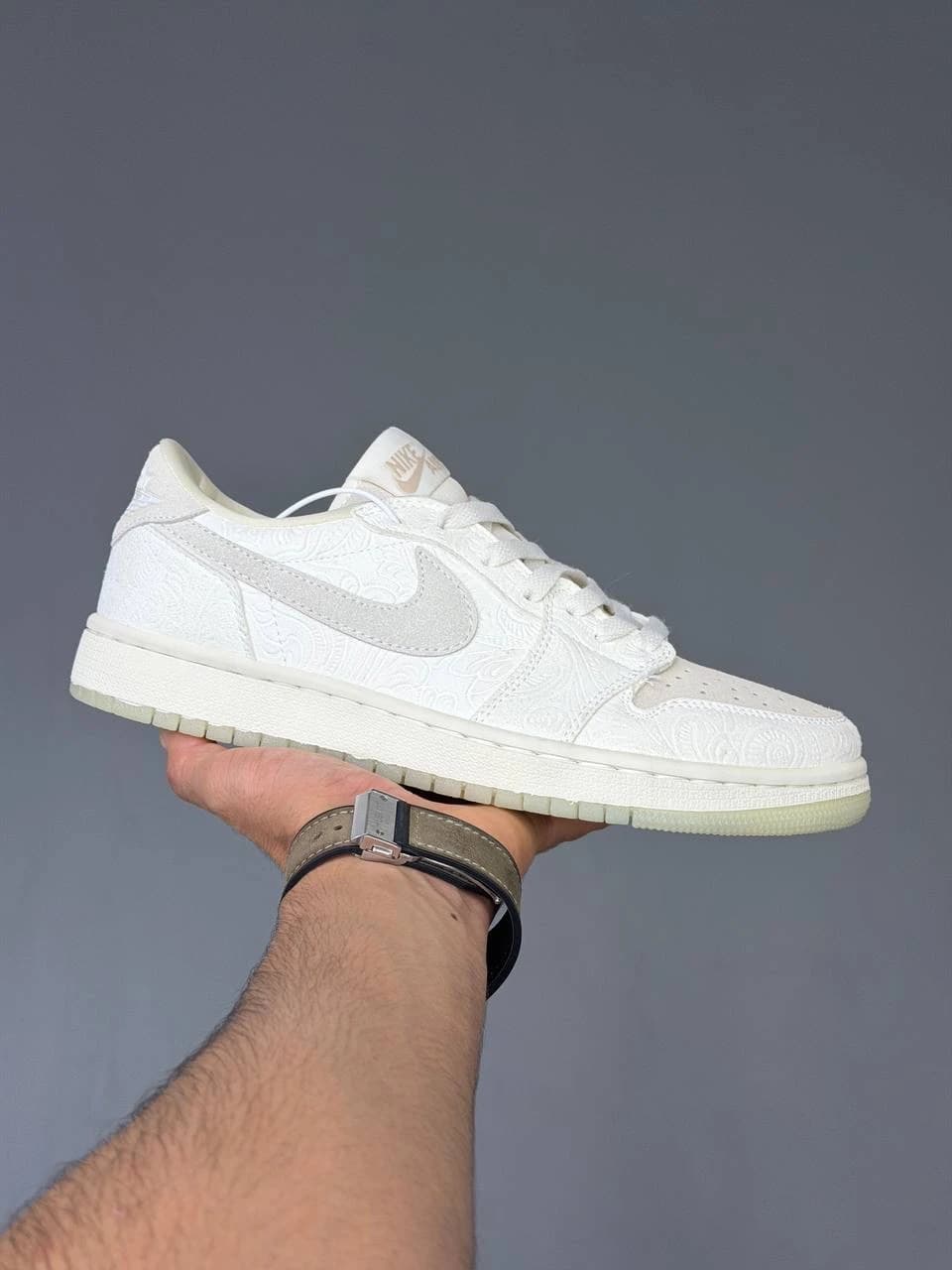 کتونی نایک ایر جردن وان لو 85 نچرال طوسی Nike Air Jordan 1 Low 85 Nutral Grey