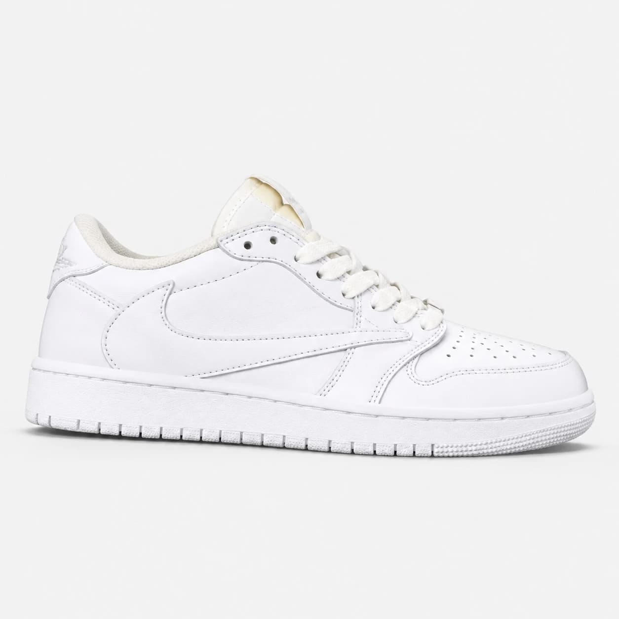 کتونی نایک ایر جردن وان لو ترویس اسکات وایت پارتی Nike Air Jordan 1 Low Travis Scott White Party — تصویر ۹