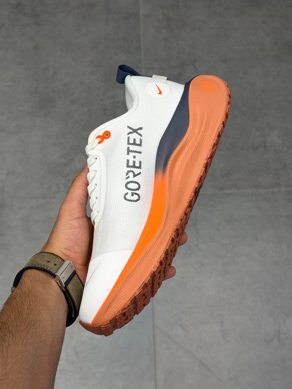 کتونی نایک اینفینیتی آر ان سفید نارنجی Nike InfintyRN White Orange — تصویر ۸