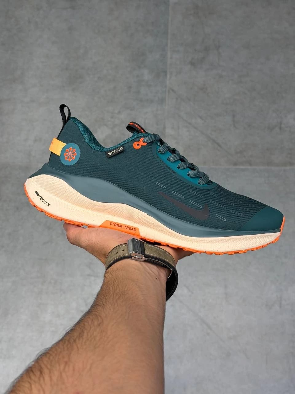 کتونی نایک اینفینیتی آر ان سبز نارنجی Nike InfintyRN Green Orange