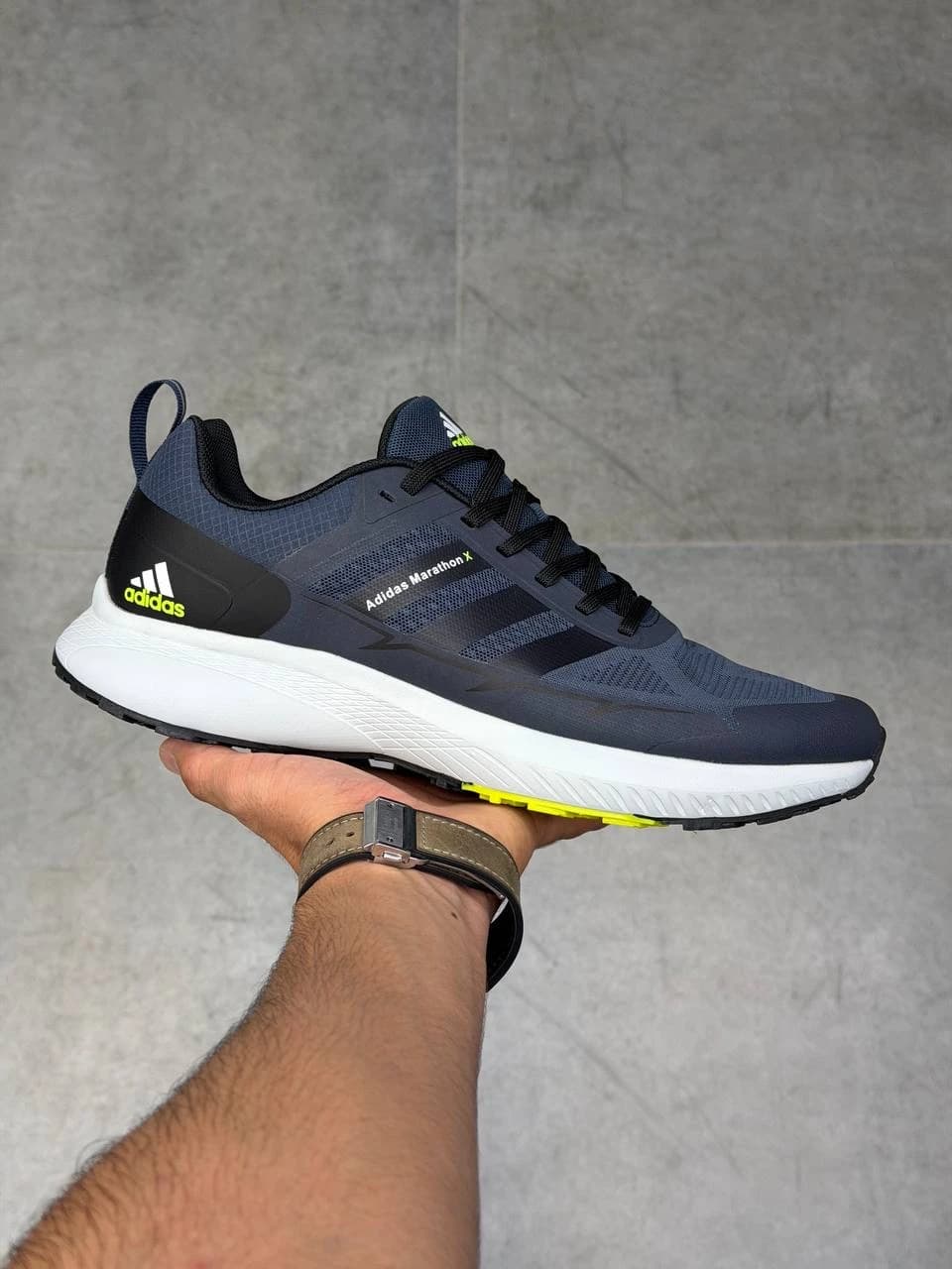 کتونی آدیداس ماراتن ایکس سورمه ای تیره سفید Adidas Marathon X Dark Navy White — تصویر ۶