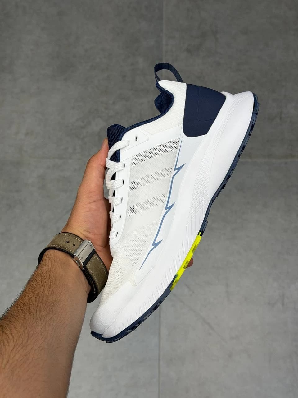 کتونی آدیداس ماراتن ایکس سفید سورمه ای Adidas Marathon X White Navy — تصویر ۳