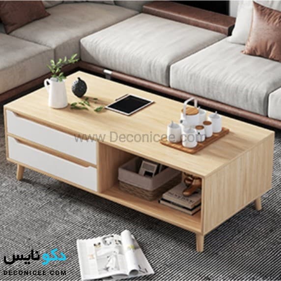 میز جلو مبلی 4 کشو پایه دار-کد mzm 506 — تصویر ۸