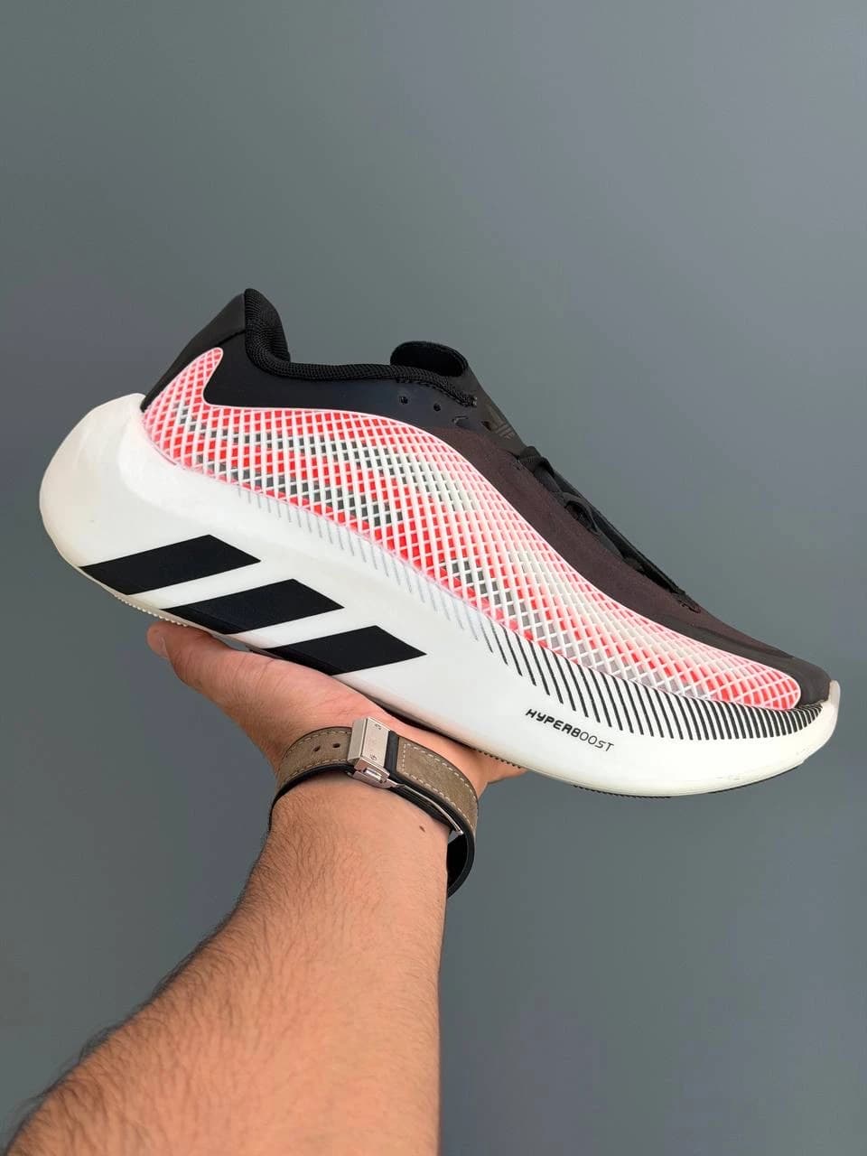 کتونی آدیداس هایپربوست ادج مشکی قرمز سفید Adidas Hyperboost Edge Black Red White — تصویر ۸