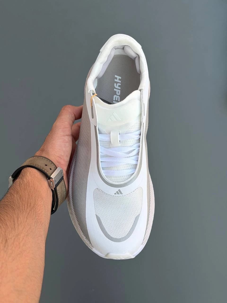 کتونی آدیداس هایپربوست ادج سفید نقره ای Adidas Hyperboost Edge Silver White — تصویر ۹