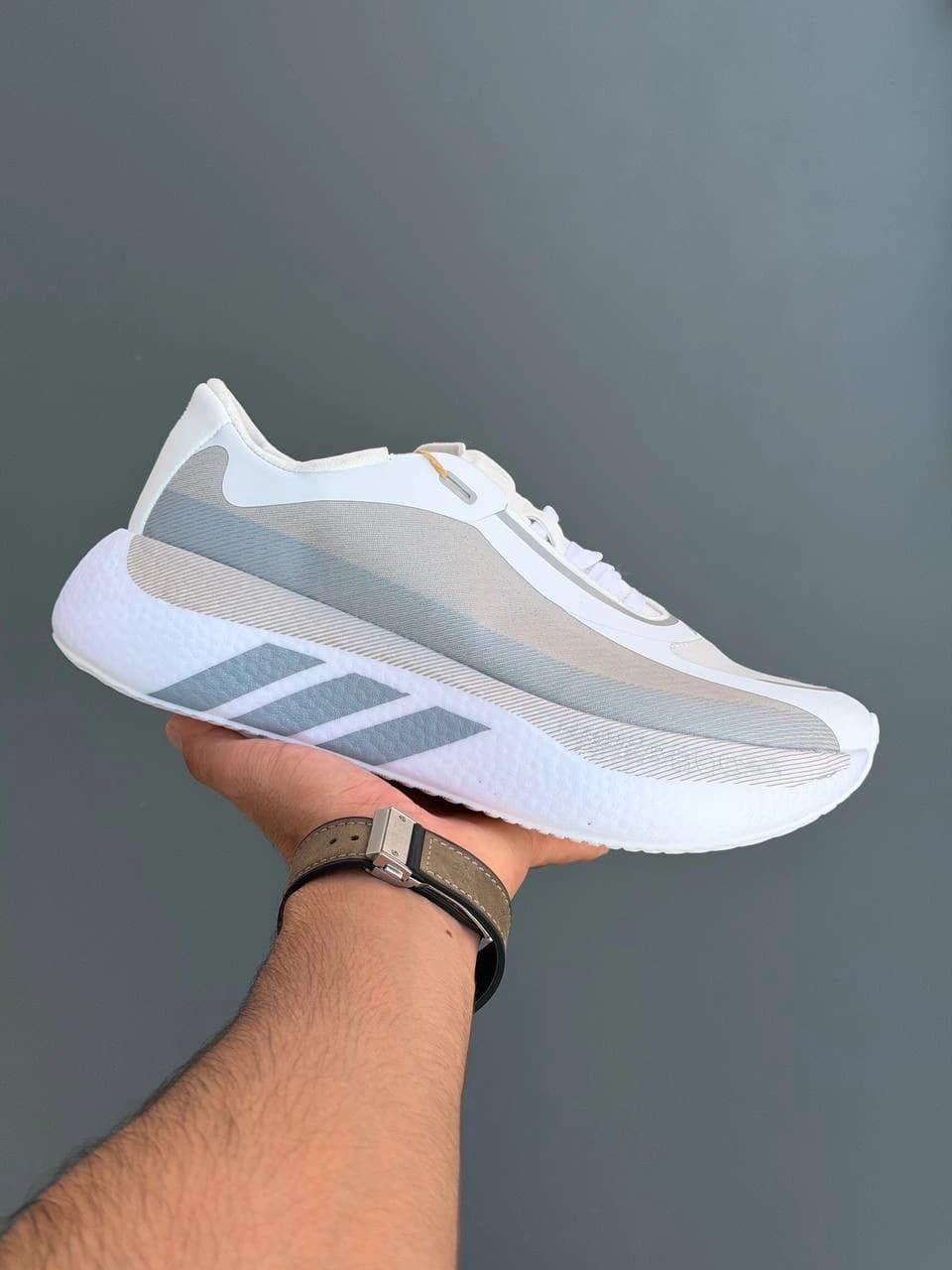 کتونی آدیداس هایپربوست ادج سفید نقره ای Adidas Hyperboost Edge Silver White — تصویر ۲