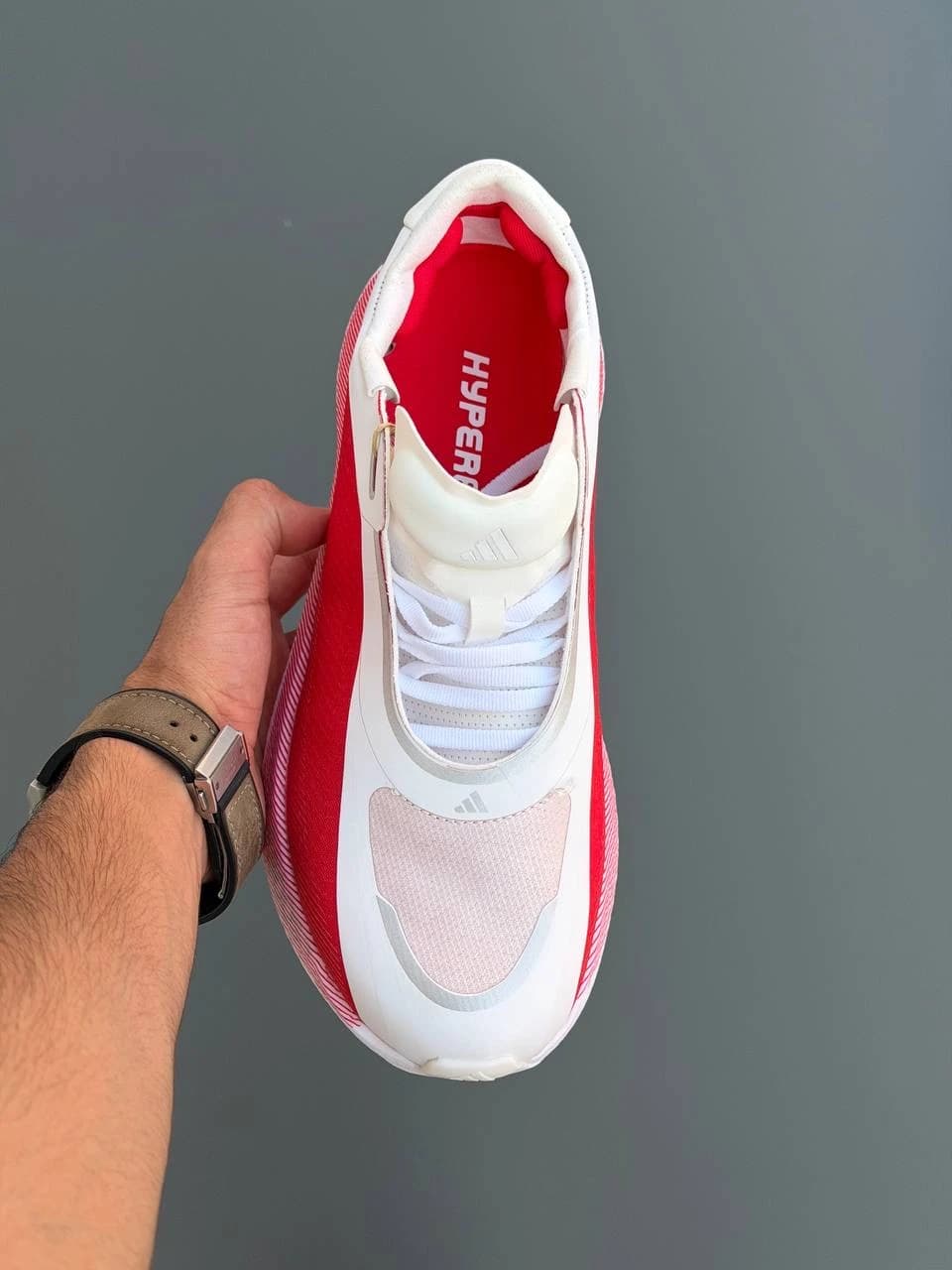 کتونی آدیداس هایپربوست ادج سفید قرمز Adidas Hyperboost Edge Red White — تصویر ۳