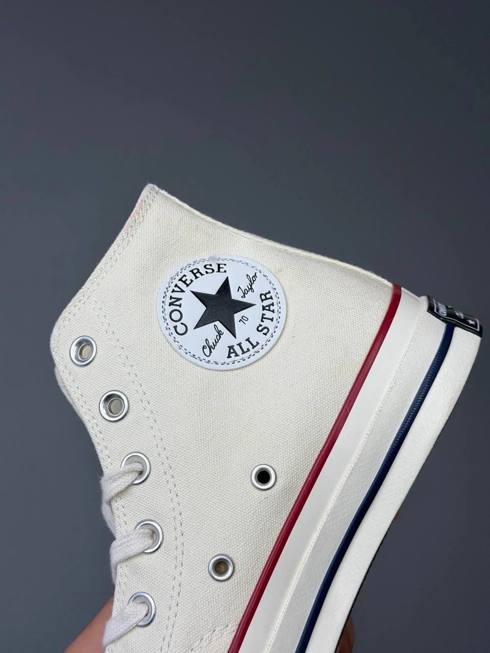 کتونی کانورس آل استار ساقدار کرم Convers All Star Cream — تصویر ۶