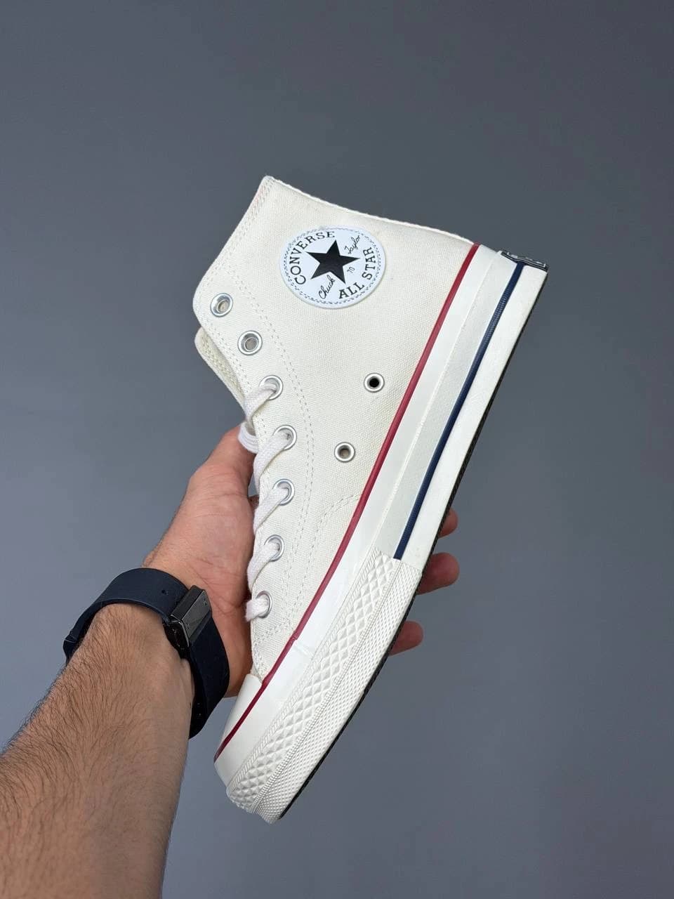 کتونی کانورس آل استار ساقدار کرم Convers All Star Cream — تصویر ۴