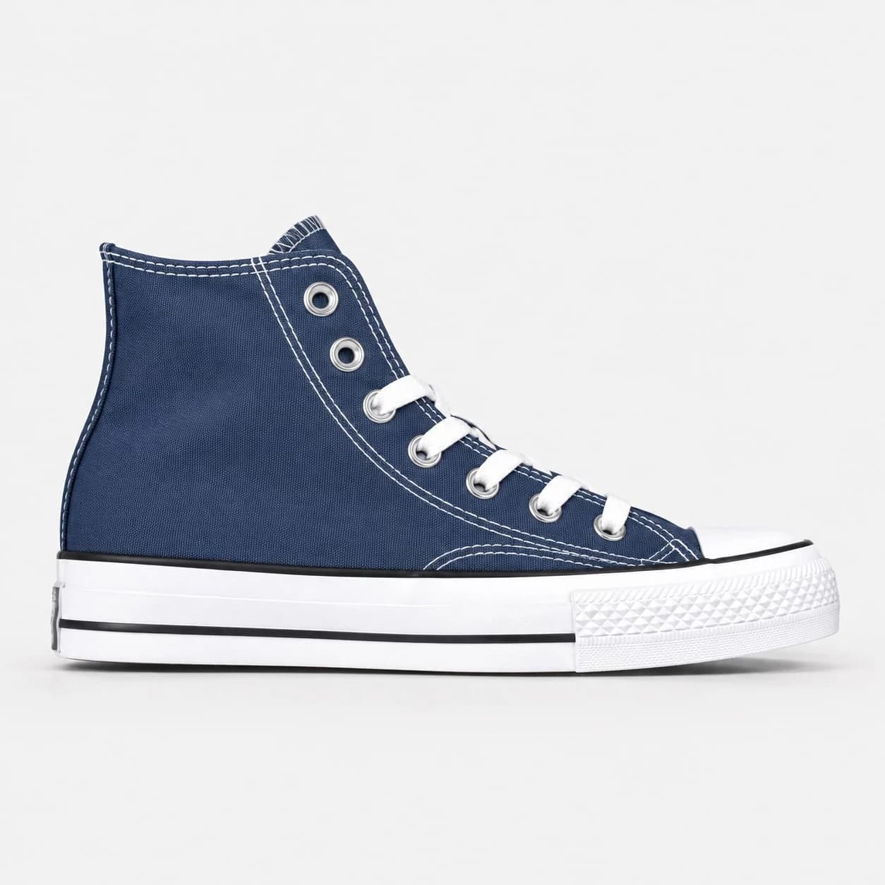 کتونی کانورس آل استار ساقدار سورمه ای سفید Convers All Star Navy White