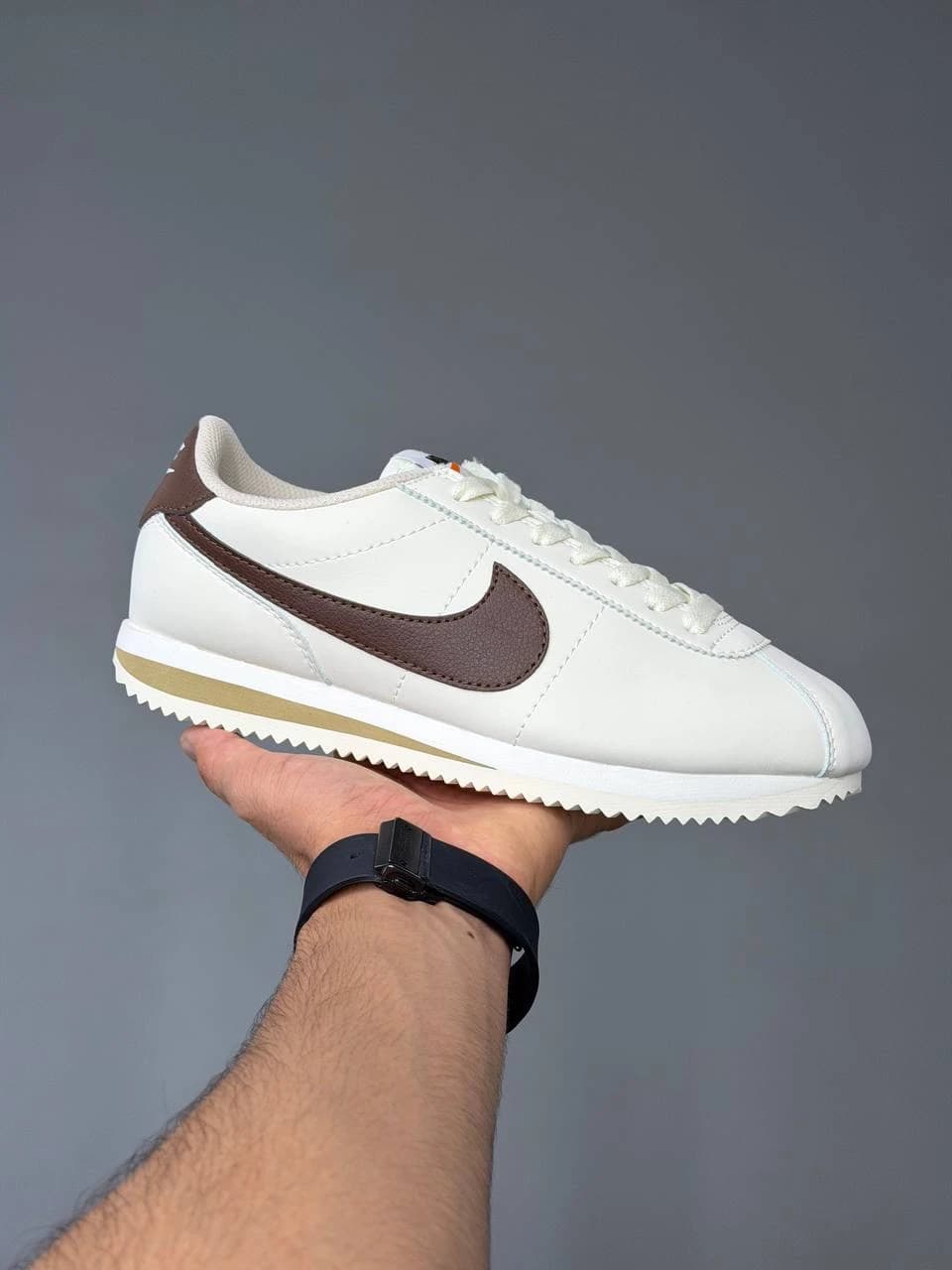 کتونی نایک کورتز کرم قهوه ای Nike Cortez Cream Brown — تصویر ۲