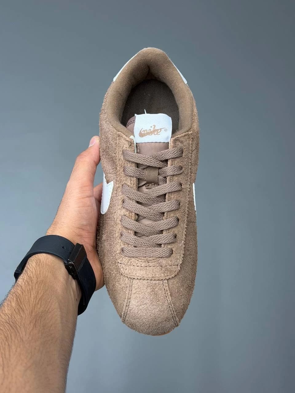 کتونی نایک کورتز قهوه ای سفید Nike Cortez Brown White — تصویر ۹