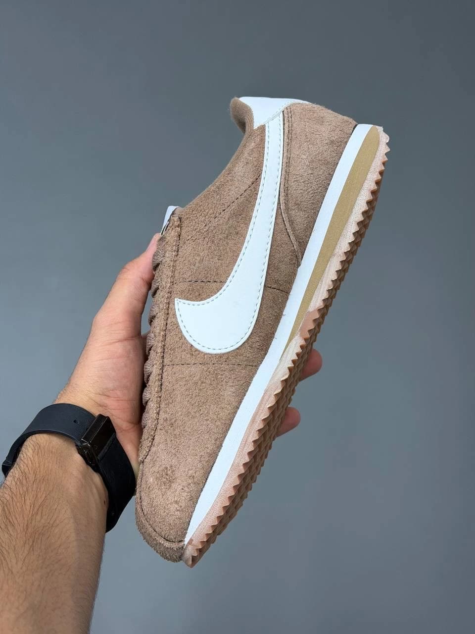 کتونی نایک کورتز قهوه ای سفید Nike Cortez Brown White — تصویر ۱۰